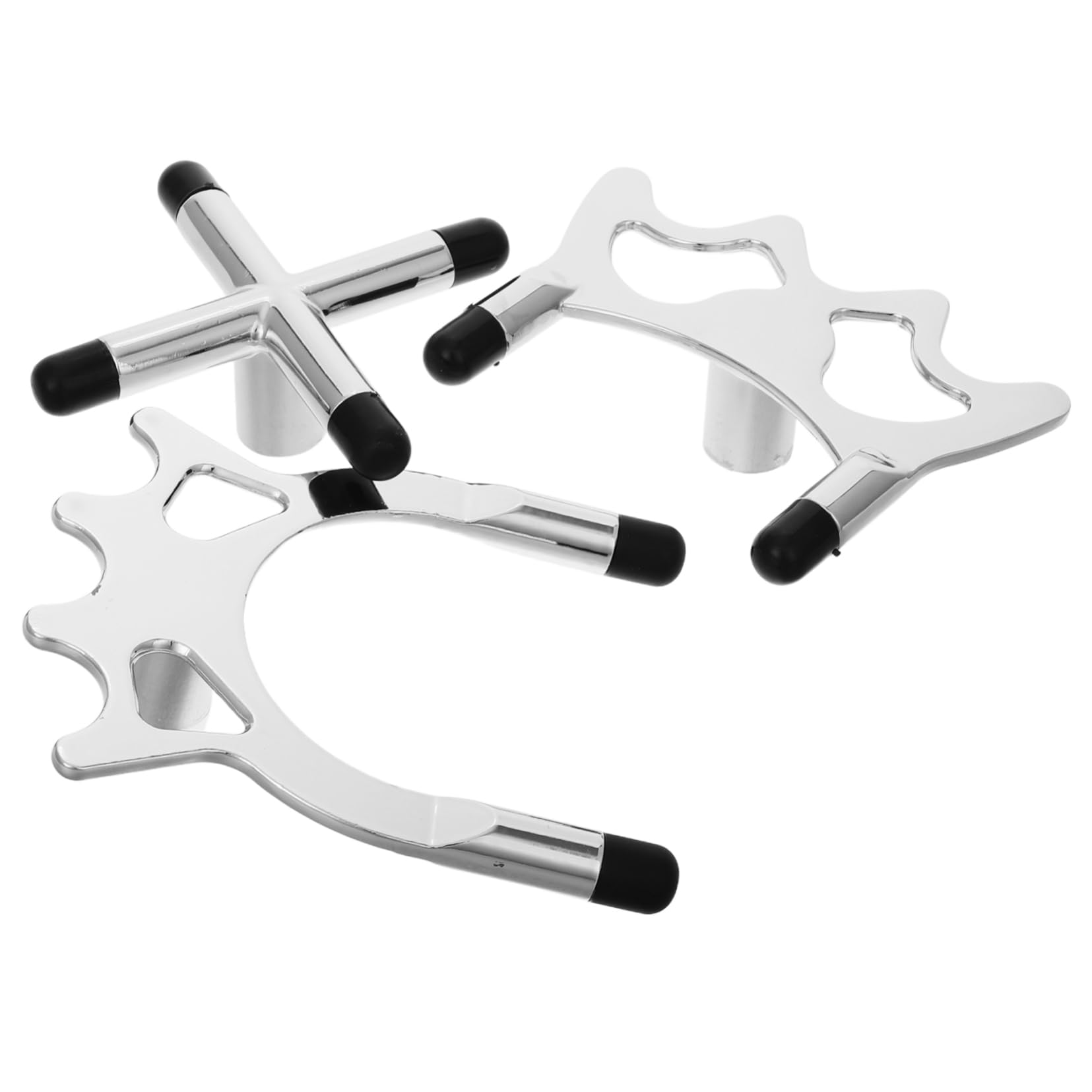BESPORTBLE Billiard Bridge Stand Faux Cross Holder Forks for Pool Stick Rest Snooker Accessory