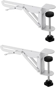 Sturdy Adjustable Keyboard Tray Clamp Mount Ergonomics Folding For Under Desk Tray Space Saver Easy Installation Black Keyboard Clamp Mount Height