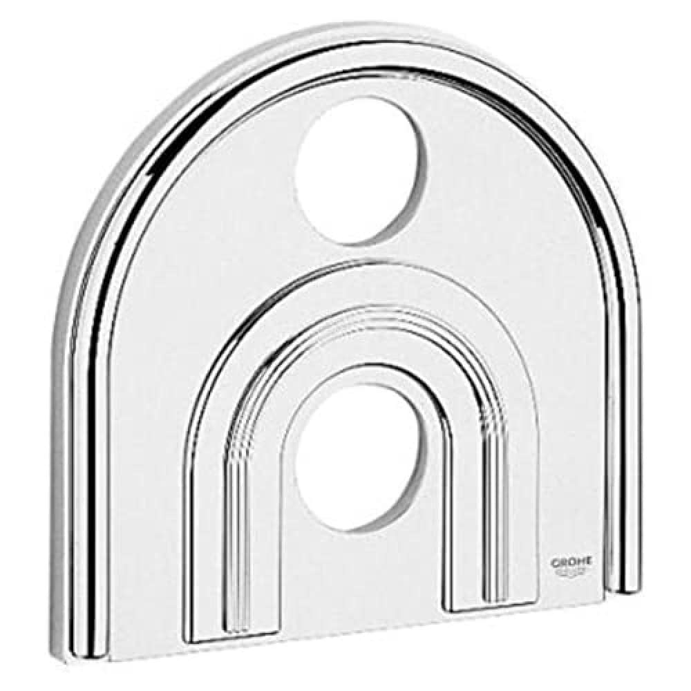 GROHE Rosette 218 x 235 mm (Original Ersatzteil, Langlebig, Robust, Herstellergarantie: 5 Jahre), Chrom/Mattchrom, 47463IP0