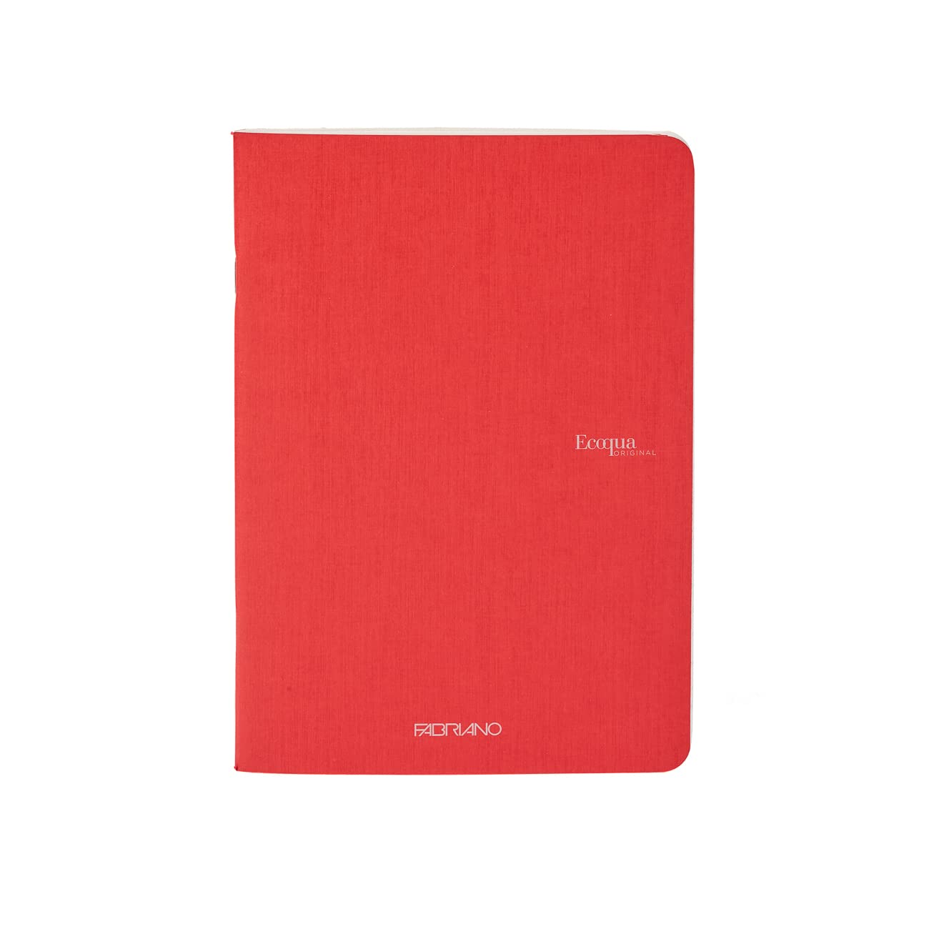 Cahier Fabriano EcoQua Rouge agrafé idéal pour organiser vos projets créatifs à la maison