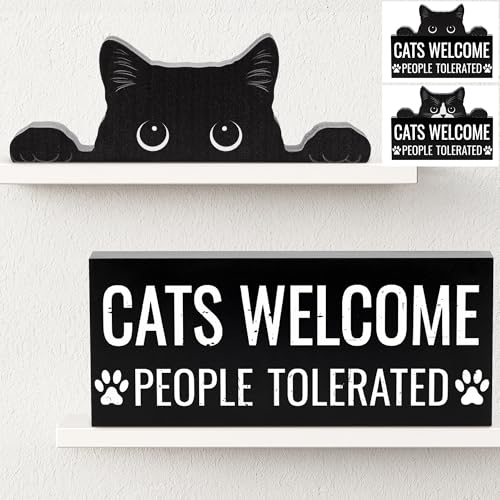 Fttoyoly 2 Pack Funny Cats Decor 9.1