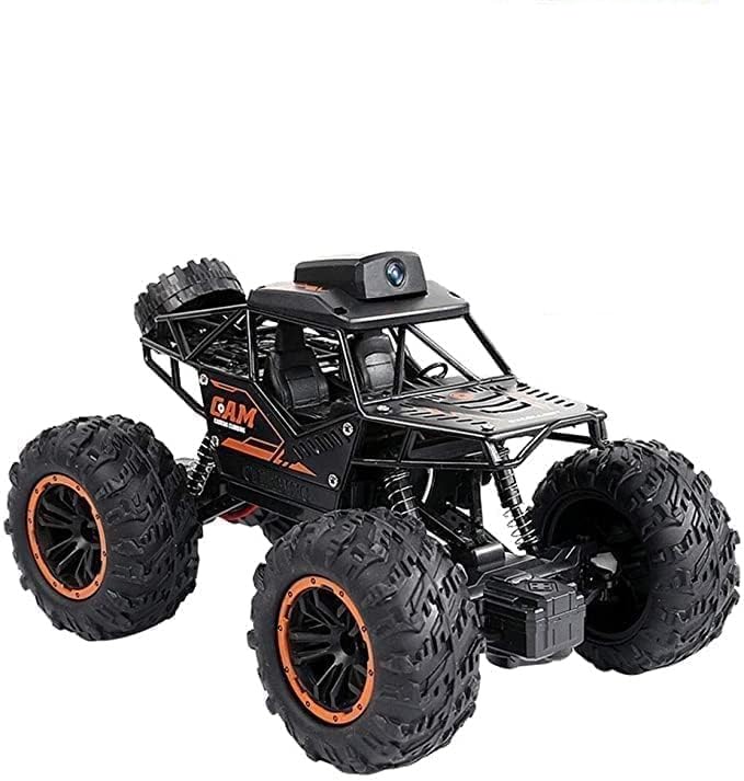 Hemtik Remote Control Car Rc Cars With 720P Hd Fpv Wifi Camera|2.4Ghz 1/18 Scale Off-Road Remote Control Truck Monster Trucks For Toddlers Kids Adults|Gift For Boys And Girls|Multicolor