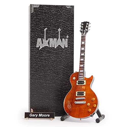 Gary Moore (Thin Lizzy) Réplique de guitare miniature – Cadeaux musicaux – Ornement fait à la main – Comprend une boîte… - Les Beatles, Paul McCartney, John Lennon, RIngo Starr, George Harrison Gary Moore (Thin Lizzy) Réplique de guitare miniature – Cadeaux musicaux – Ornement fait à la main – Comprend une boîte…