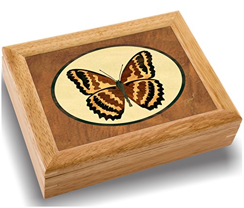 Wood Art Monarch Box - Handmade USA - Unmatched Quality - Unique, No Two are the Same - Original Work of Wood Art. A Butterfly Gift, Ring, Trinket or Wood Jewelry Box (#2124 Butterfly 6x8x2) Wood Art Monarch Box - Handmade USA - Unmatched Quality - Unique, No Two are the Same - Original Work of Wood Art. A Butterfly Gift, Ring, Trinket or Wood Jewelry Box (#2124 Butterfly 6x8x2)
