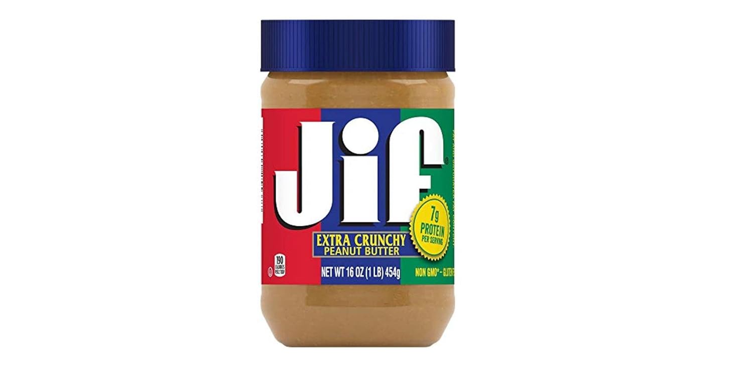 Jif Peanut Butter, Extra Crunchy 16 oz Grocery