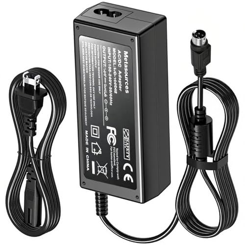 Metasources 24V 4-Pin AC/DC Adapter Compatible with Solid State Logic Big SiX SSL Professional Desktop Summing Mixer SuperAnalogue Super Analogue Mixing Console Power Supply