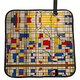 KAPPTYY Coussin de siège en tissu africain imprimé tribal rembourré en mousse de polyéthylène, tapis d'assise pliable pour concert, stade, événements