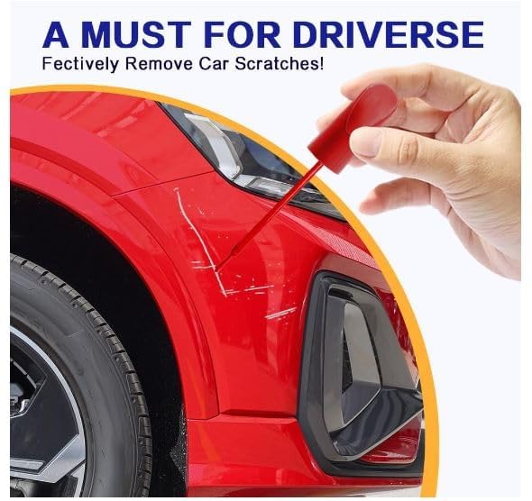 Image of Car Scratch Remover Touch Up Paint Pen Automotive Car Paint Pen 2 In 1 Car Paint Scratch Repair for Deep Scratches Special-Purpose Car Paint (Red)