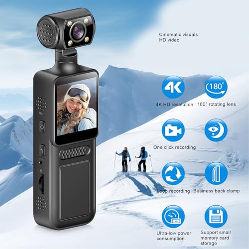 GOWENIC GOWENICq0xtvsdmbz Cámara portátil 4K miniatura 2