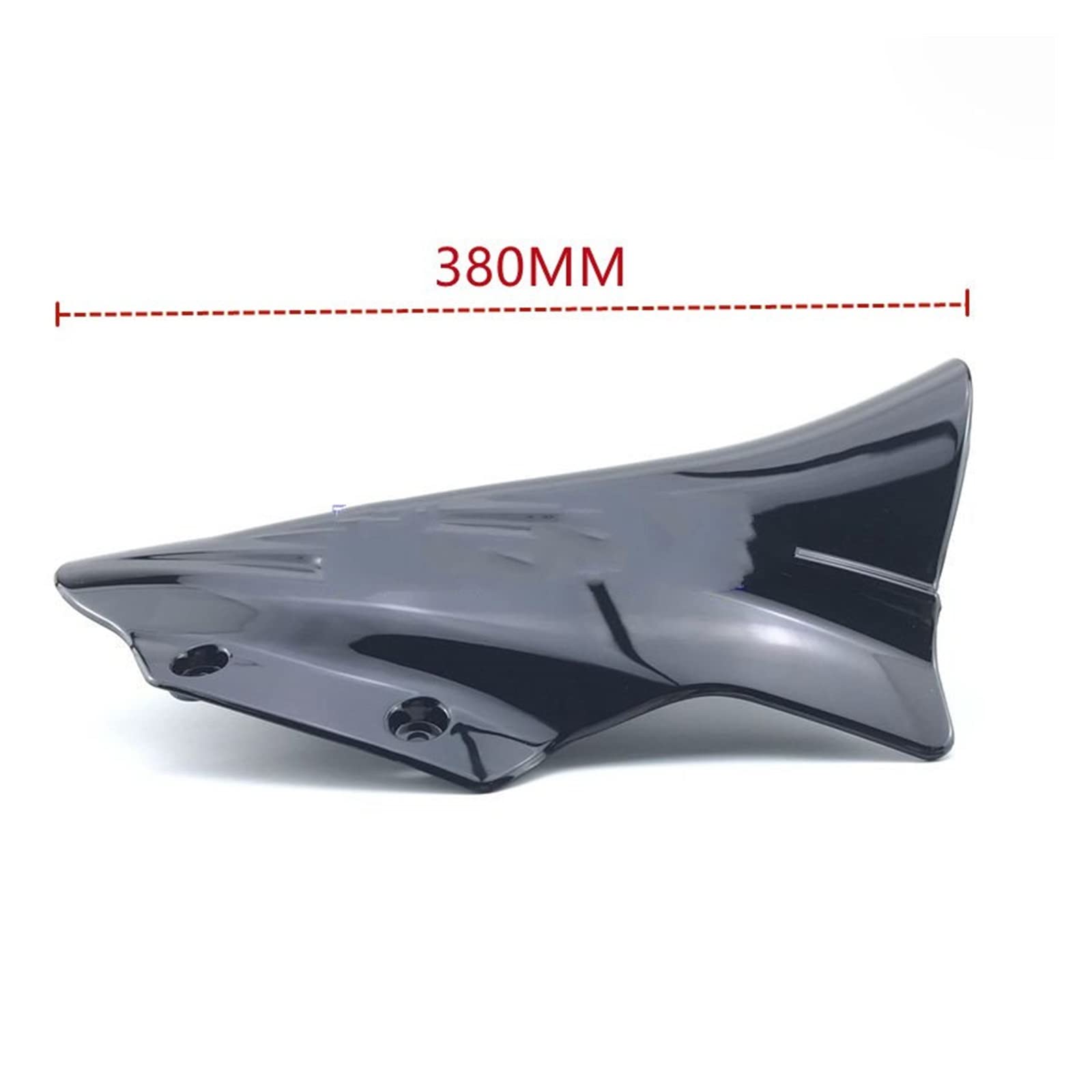 Spojler przedłużający szyba przednia Pasuje do Suzuki GSX250R GSX 250R GSXR 250 R 2017 2018 czarna szyba przednia szyba podwójna bańka motocykl Osłona przedniej szyby Wiatr(5)