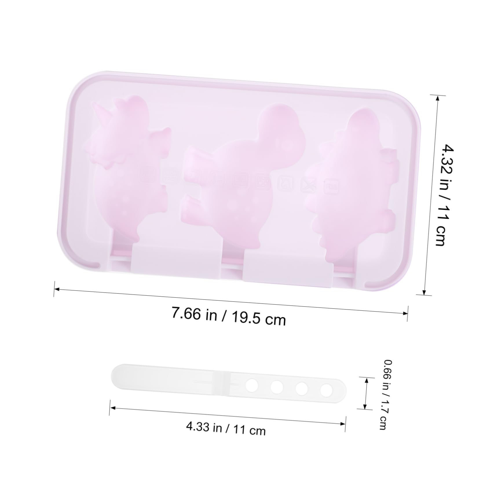 Lot de 2 Moules à Glace Silicone Réutilisables avec Couvercle Moule Glace Empilable pour Créer DIY une Ambiance Estivale