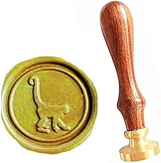 MNYR Monkey Wax Seal Sealing Stamp Embellishment Wedding Invitation Card Snail Mail Harvest Gift Wrapping Wine Package Great Christmas Gift Idea Animal Wax Seal Stamp Set