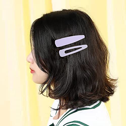 10 Pcs Acrylic Resin Hair Barrettes Fashion Geometric Duckbill Clips, Alligator Hair Clips, One-Word Clips, Side Hair Clips, For Girl And Ladies Hair Accessories #TOP5