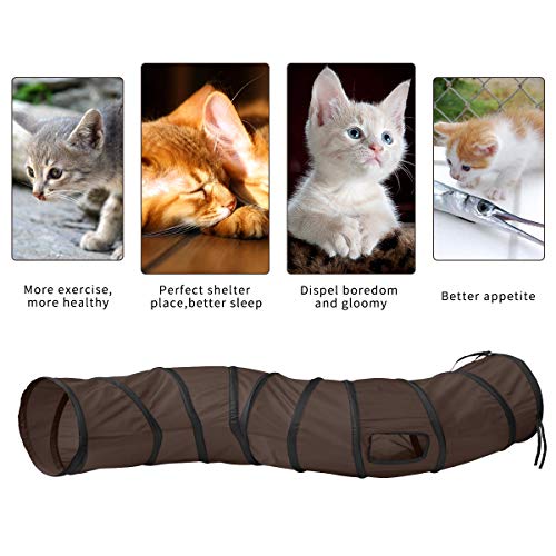 Aotletes Gatto Tunnel Gatto giocattolo S Tunnel