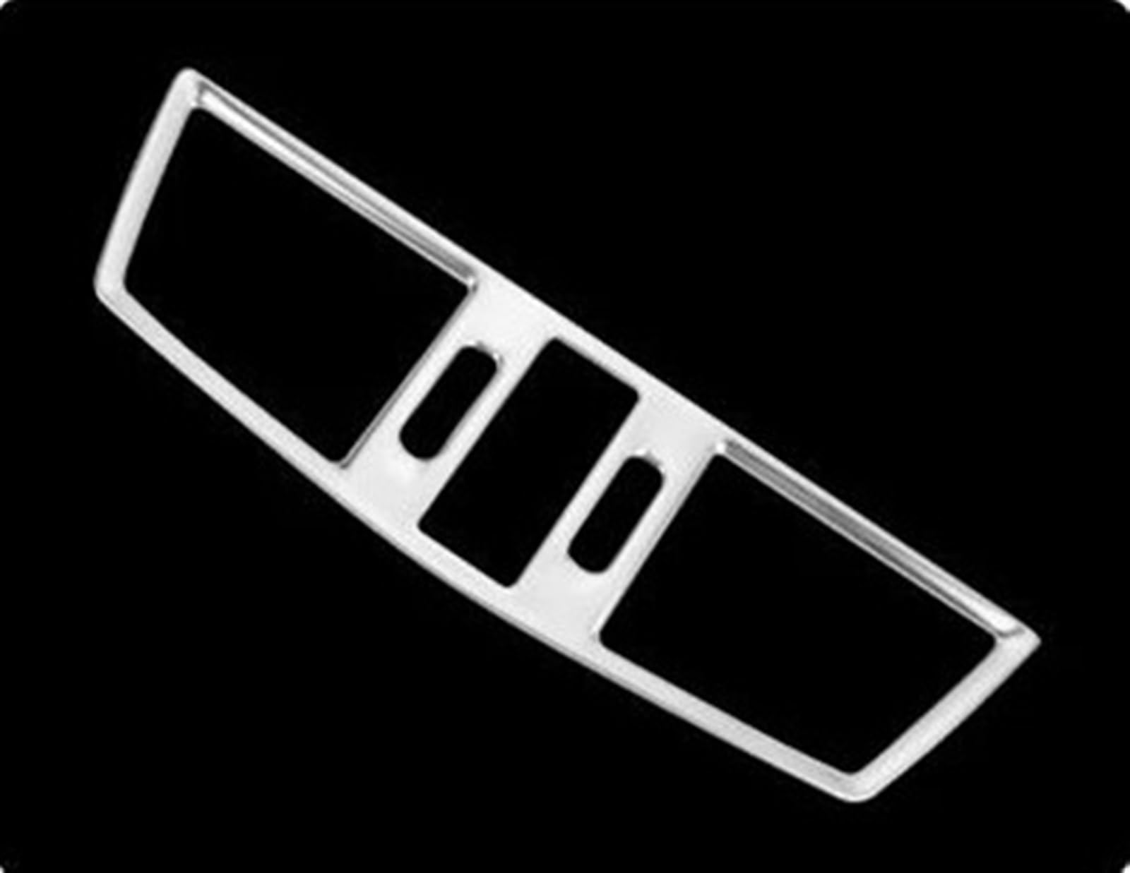 Car Stainless Steel Center Console Air Conditioner Vent Frame Trim Cover for Benz E Class W212 2009-2011(OneColor)