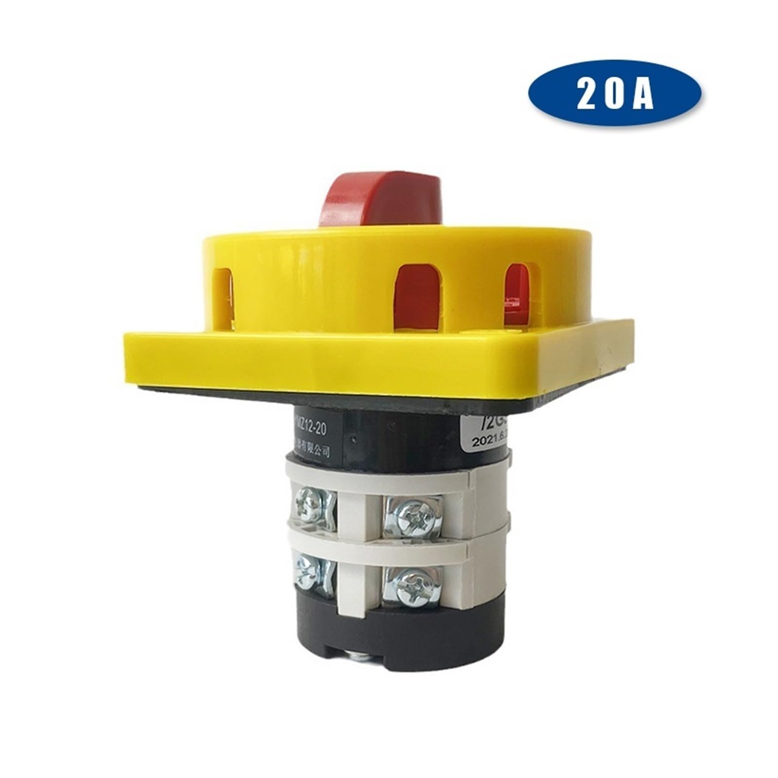 20/25/32/50/75/125A Two Poles Rotary Cam Switch YMZ12 Series Padlock Power Cut Off electronic starter Control Off-ON Silver LW31(125A) Controls Switches