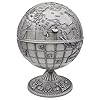 Fayme Vintage metaal met deksel Globe asbak Europees retro huis kantoor hotel asbak decor rook accessoires, doos