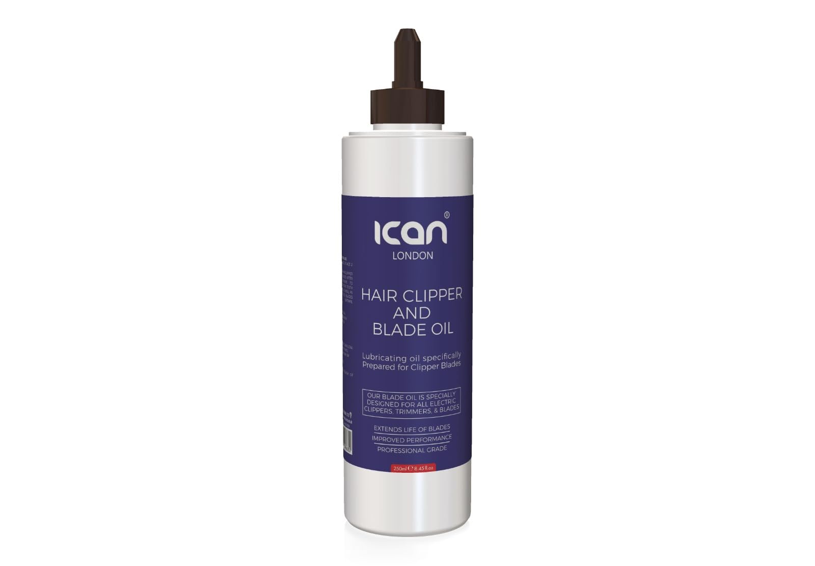Ican London Haarschneideöl – 250 Ml, Pflegt Klingen & Scherköpfe Von Trimmern & Maschinen