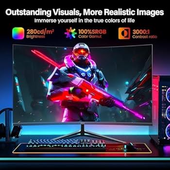 Amazon.co.jp: ZZA ゲーミングモニター 27 Zoll, 180Hz, 1ms応答