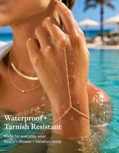 Gold Hand Chain Bracelets 4PCS DROPS TO - image 5