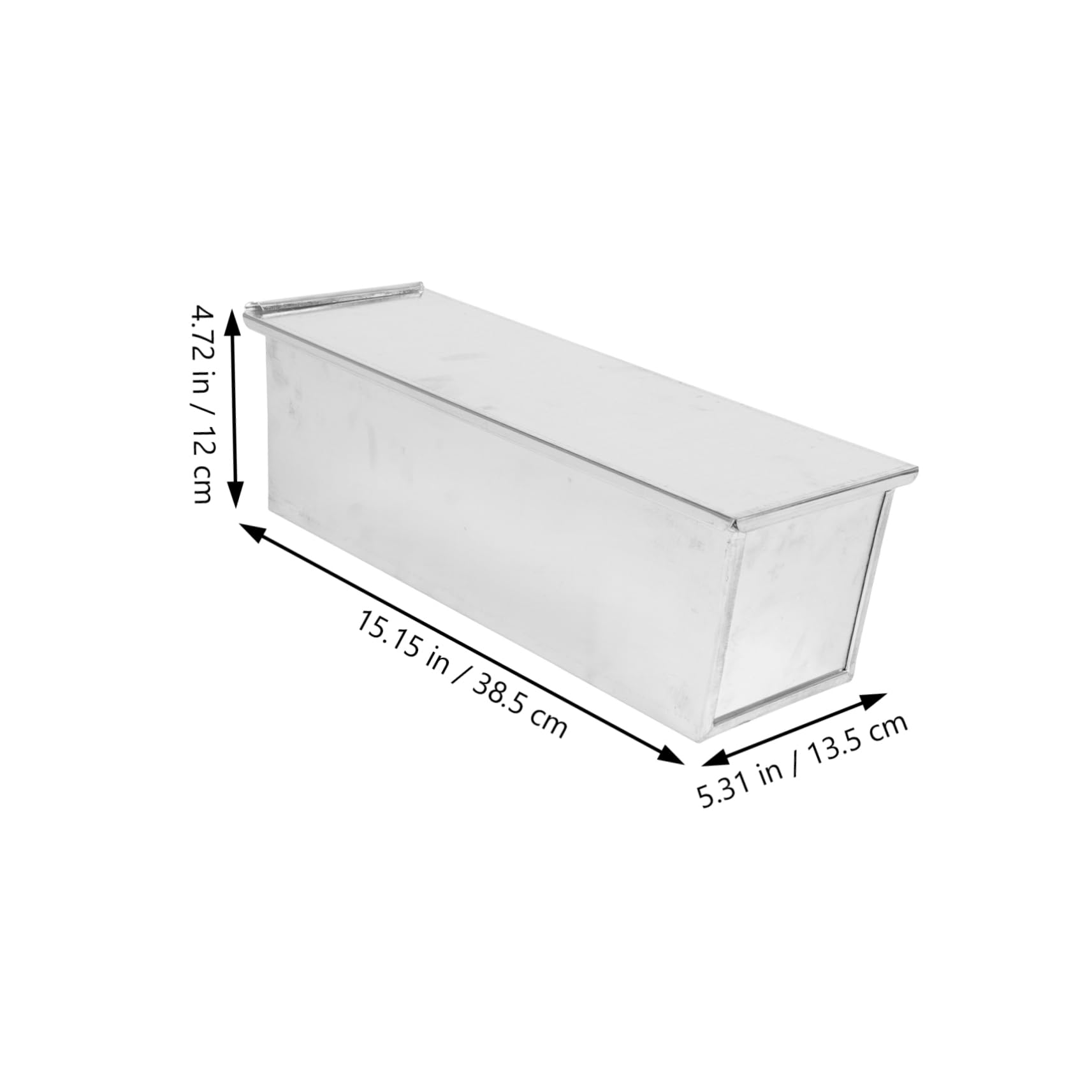 Molde Fácil de Limpiar, Adecuado para Hornear Pan y Pasteles con Tapa de Aleación de Aluminio Antiadherente para Tostadas en Casa o Restaurante