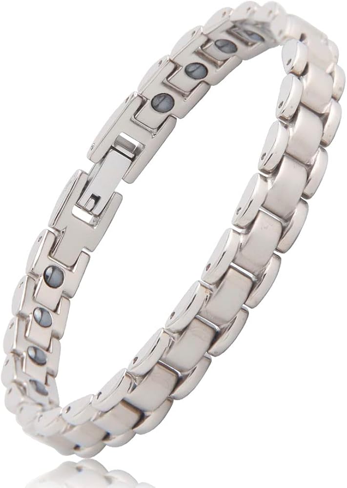 Amazon.co.jp N+NITROLUBE Titanium Germanium Bracelet for Women Men