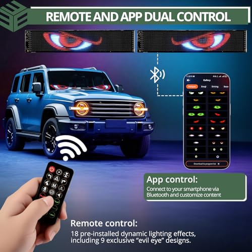 Pantalla flexible LED coche EYPINS letrero interactivo IP65 para evitar cables 3