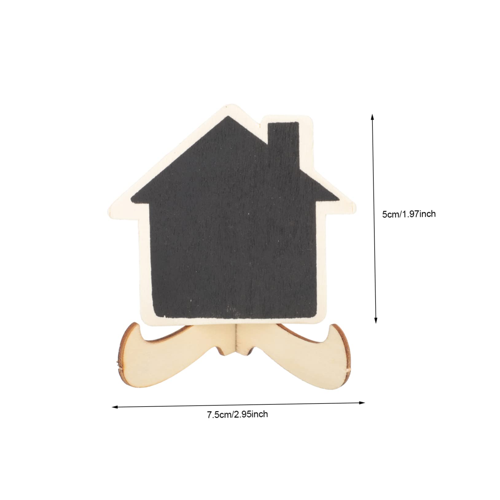 Angoily Erasable Reusable Chalkboard Signs Mini Blackboard Ornaments for Decor Centerpiece Table Decor