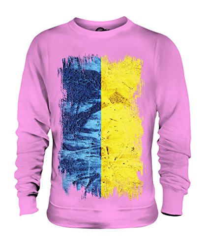 Sweat Ukraine grunge unisexe Candymix pour homme et femme