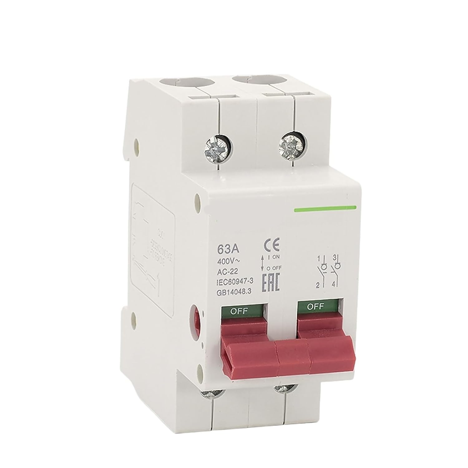 1PCS 230V 400V AC 2P Main Switch Function Isolation Switch Isolation Circuit Breaker TOD10-100(3P,100A)