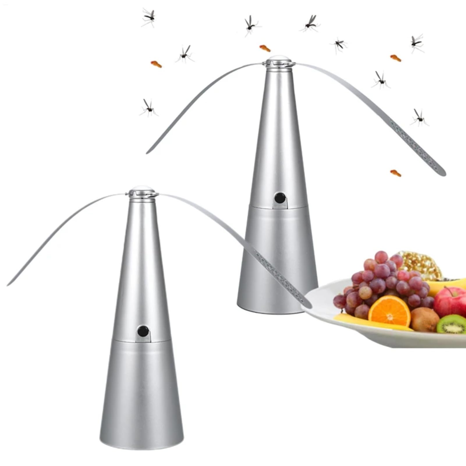 Fly Fans for Tables, Fly Repellents Fan, Flys Spinner for Table 2 Pack