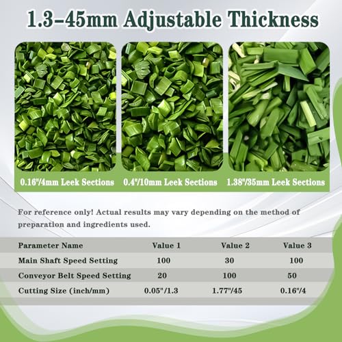 Cortadora automática de vegetales comercial 200W miniatura 3
