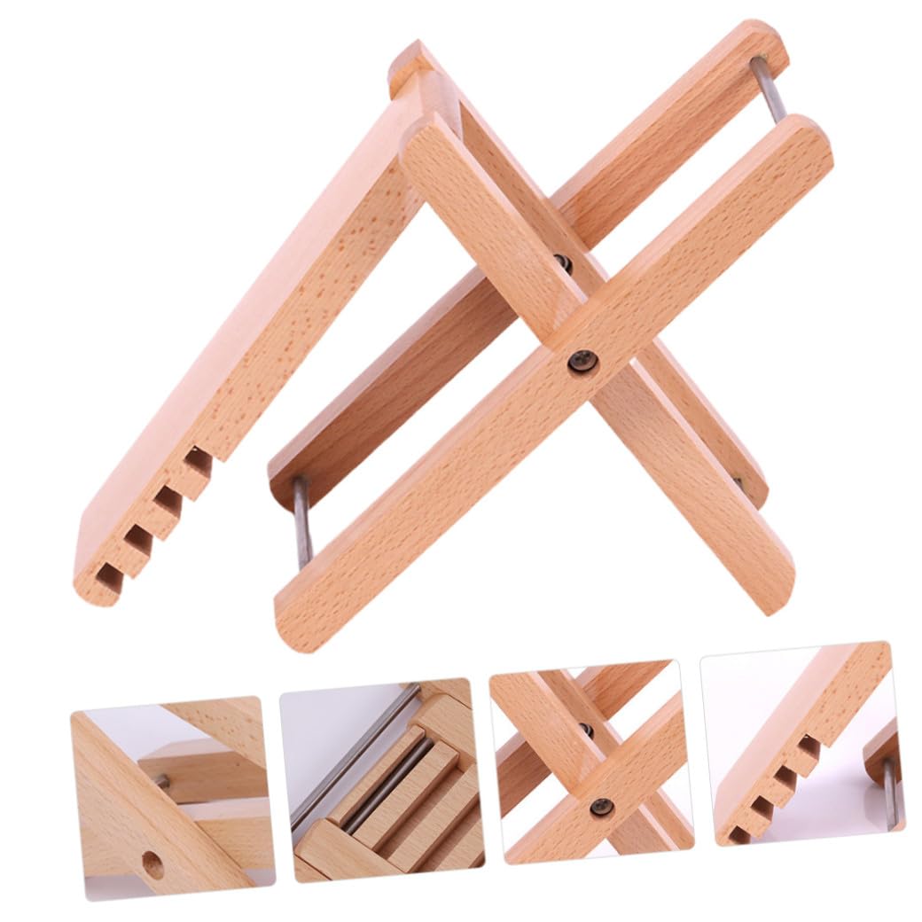 BESPORTBLE Poggiapiedi Per Chitarra in Legno Pieghevole Accessori Per Chitarra in Posizioni Spazio Adeguato Per Piede