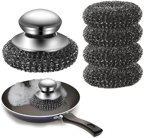 Conjunto de 5 Peças de Lã de Aço, Esponja de Aço, Esponja de Aço ...