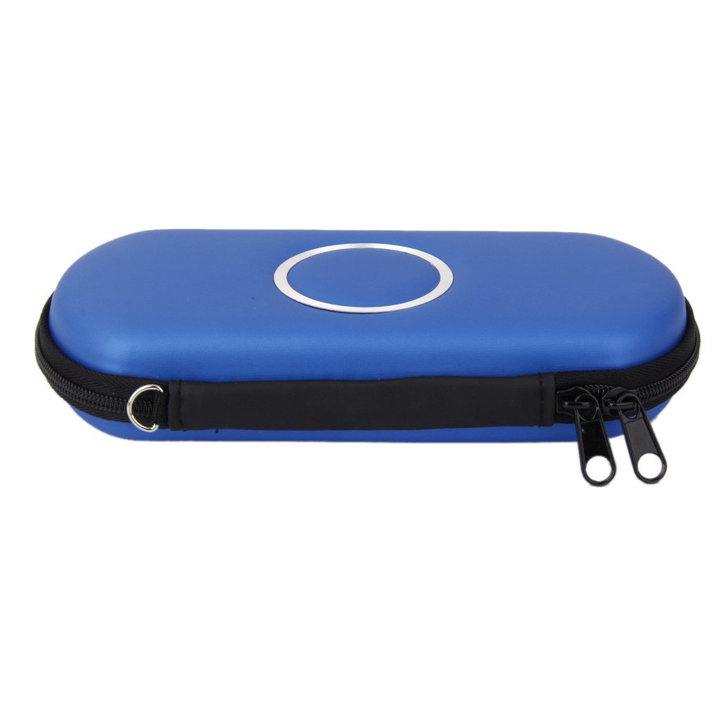 MagiDeal Sac de Transport Housse Pochette pour PSP 1000 2000 3000 Slim - Bleu Clair