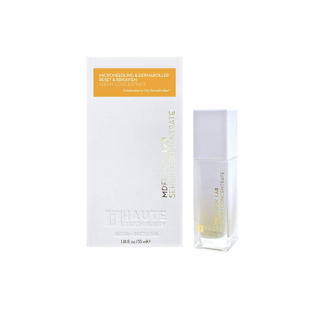 Haute Custom Beauty Microneedling and Dermaroller Reset and Brighten Serum, Comb to Oily Skin, 20 ml