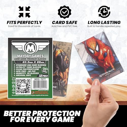 Mayday Games Legendary Game Accessory Premium Card Sleeve Bundle pochette carte - 5