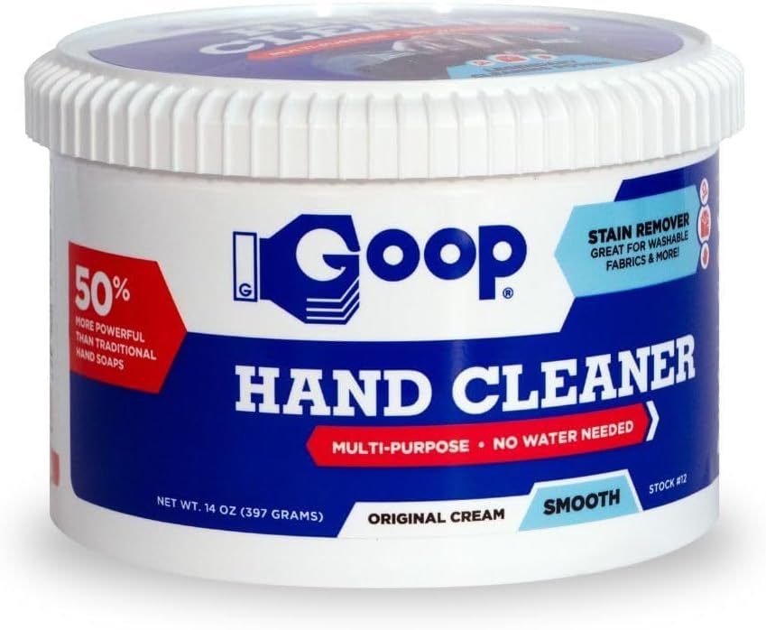 Goop Hand Cleaner, Laundry Stain Lifter, 14 Ounce by Critzas Ind.