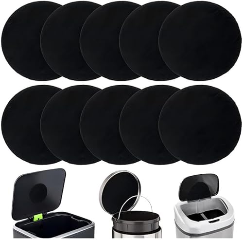 Hulvyzu 10 PCS Filtros de Carbón Activado de Composta Filtros Redondos de Antiol