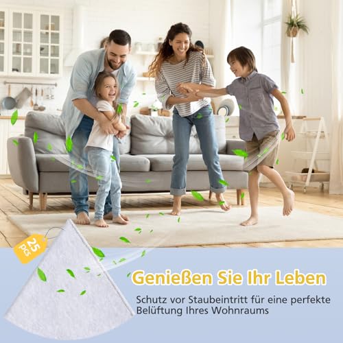 25 kegelfilter DN 125,G4 filtermatte,filter lüftungsanlage Ersatz für Zehnder, Maico, Pluggit, Helios Disc Valves,ersatzfilter für lüftungsanlage mit Durchmesser 125 mm, Länge 180 mm, Dicke 8 mm