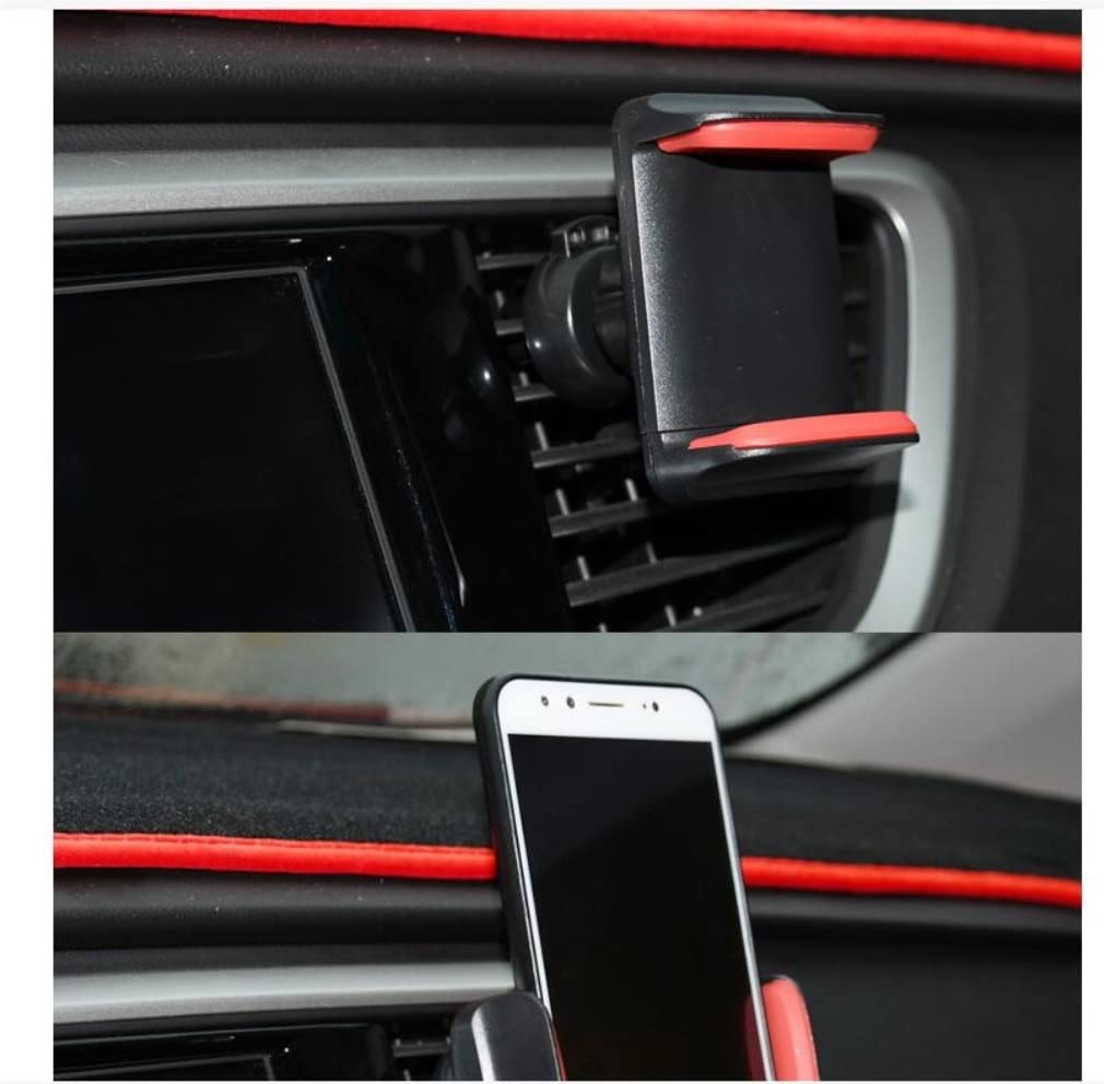 Supporto Telefono Supporto Universale per Telefono Cellulare per Parasole per Auto per con Visiera Automatica Rotazione di 360 Gradi per Auto(Blue)
