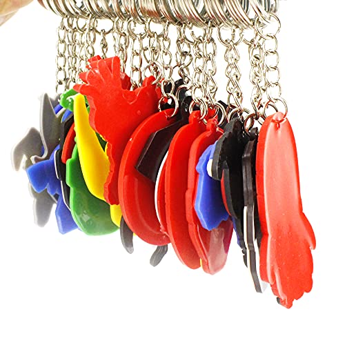 Melleco GN-22-YXYYK 20Pcs Superhero Keychain Key Ring Theme Goodie Bag Stuffer Christmas Gift Holiday Charms For Kids Children Birthday Party Favors School Carnival Reward Prizes Decoration Collectible thumb #4