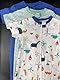 HBECCE 3 Pack Kurzarm Baby Jungen Strampler, Sommer-Einteiler aus Baumwolle mit Reißverschluss vorne, Cartoon Baby Onesies fußloser Schlafanzug Babykleidung für 0–24 Monate (Style 1, 12-18M/80cm)