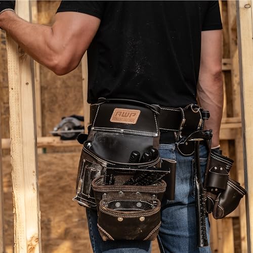 AWP Tool Belt and Rig, Heavy-Duty Premium Organizer with Multiple Pockets for Carpenters, Electricians, and Construction Work, Adjustable Waist Tool Belt, L-903-1 by AWP - Image 3