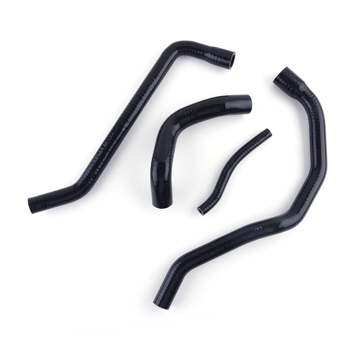Compatibile con Triumph 955I SPEED TRIPLE 2002-2006 Daytona 2004-2006 Kit tubo refrigerante in silicone ad alte prestazioni (nero)