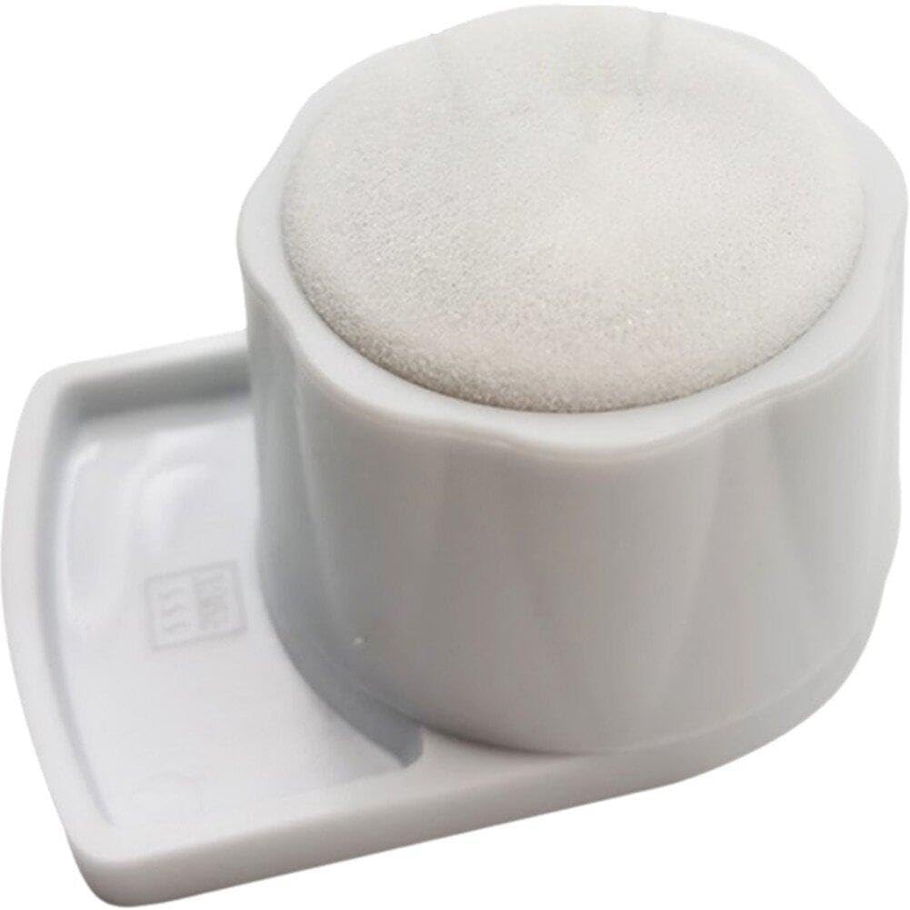 Sanfly White Dental Endo File Holder With Sponges Base Dental Endo File Clean Stand Ring Dental Care Supplies For Dentist Clean
