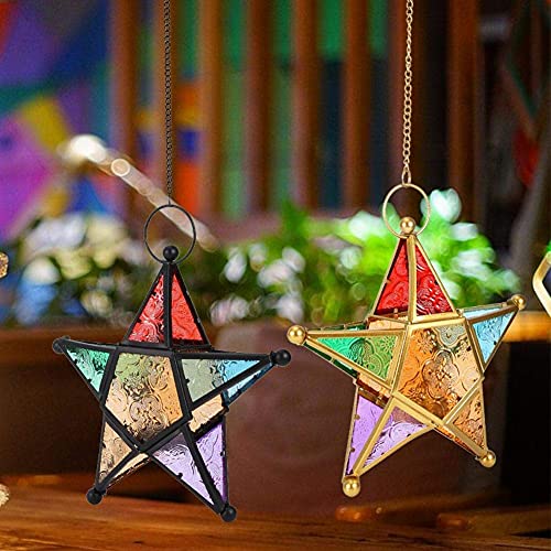 MOUMOUTEN Portacandele a forma di stella, lanterne...