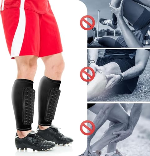 Espinilleras de fútbol para niños adolescentes de nylon transpirable y ligero de 72g 6