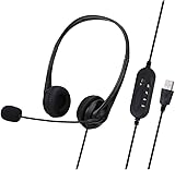 BEMMY Fone Headset Com Microfone Usb Para Home Office Call Center