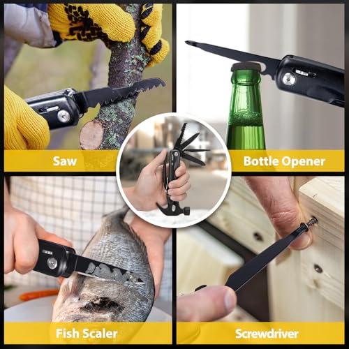 Stocking Stuffers for Adults Men, Gifts for Men 12 in 1 Hammer Multitool - image 4